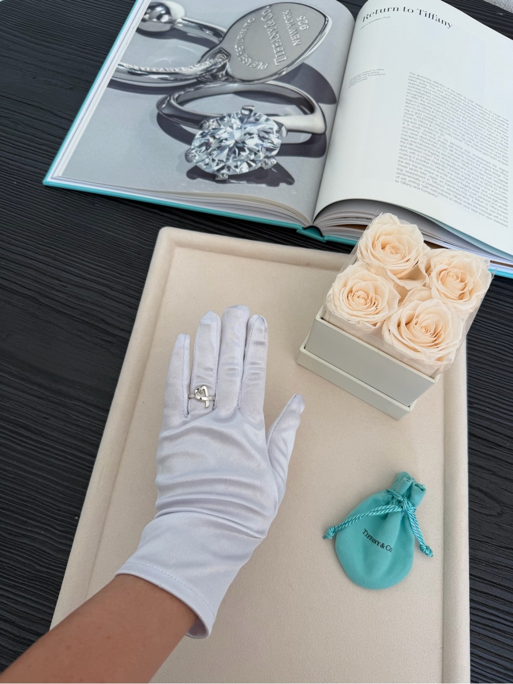 Tiffany & Co. Paloma Picasso Open Heart Ring Sterling Silver Size 6